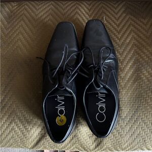 Calvin Klein Men's Black Oxfords